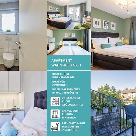 Apt Wahnfried Nr1 - Cityapartment Mit Kueche, Duschbad, Balkon, Parkplatz - Zentral Aber Ruhig Bayreuth Eksteriør bilde