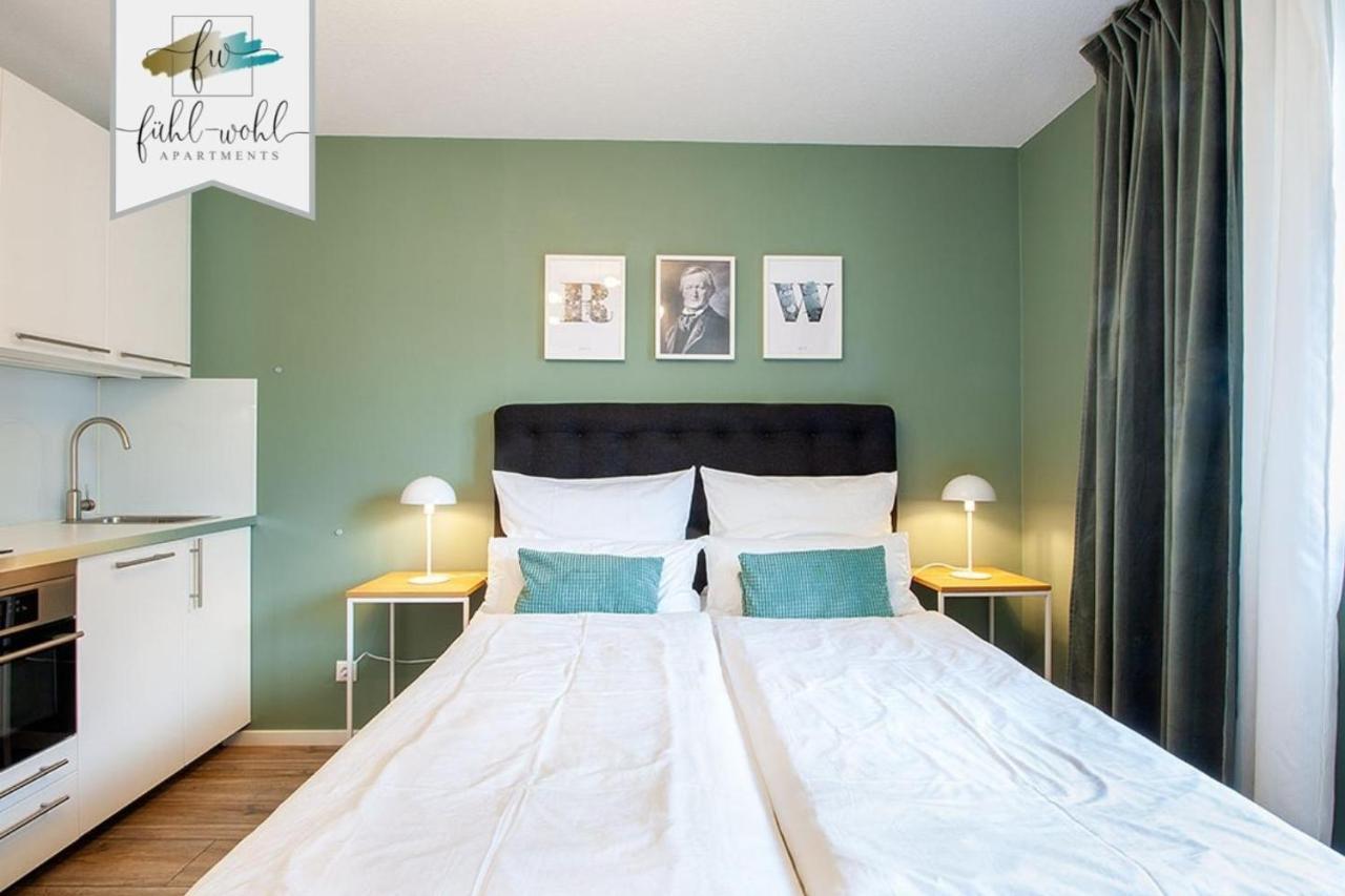Apt Wahnfried Nr1 - Cityapartment Mit Kueche, Duschbad, Balkon, Parkplatz - Zentral Aber Ruhig Bayreuth Eksteriør bilde