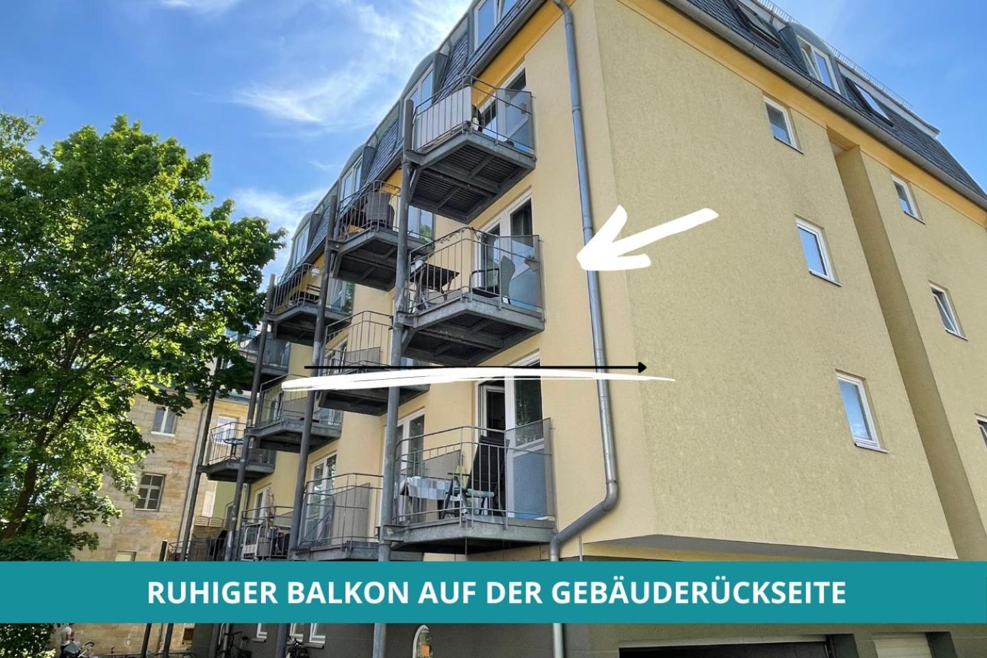 Apt Wahnfried Nr1 - Cityapartment Mit Kueche, Duschbad, Balkon, Parkplatz - Zentral Aber Ruhig Bayreuth Eksteriør bilde